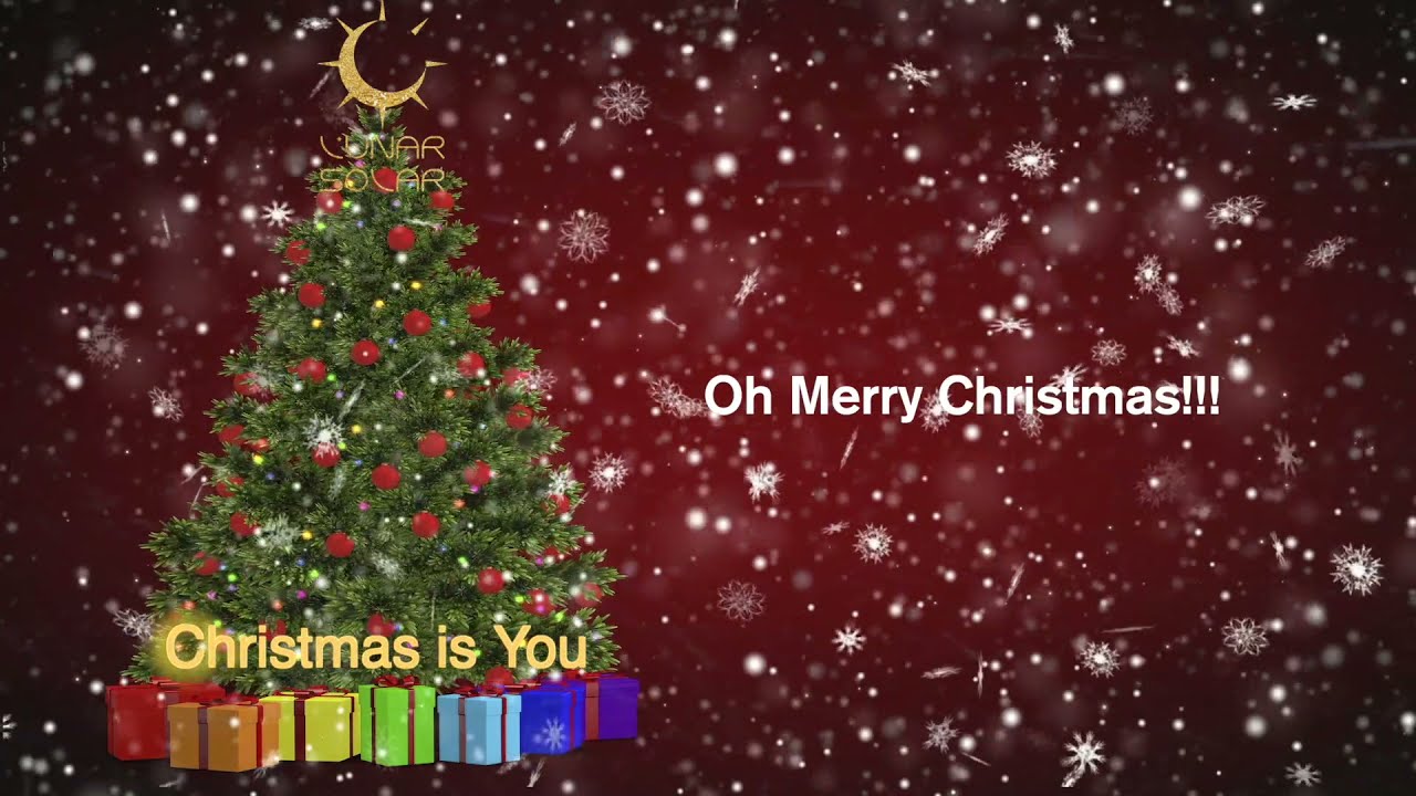 [LUNARSOLAR] 루나솔라 'Christmas is You' LYRIC VIDEO (Tree Ver.)