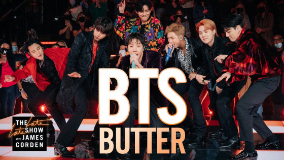 “BTS: Butter” on  @latelateshow  with James Corden
