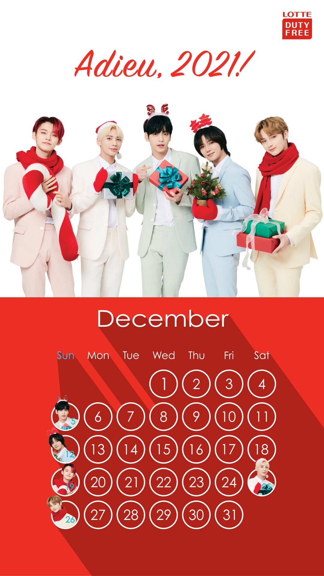 TXT x Lotte Duty Free Magazine Behind Cut