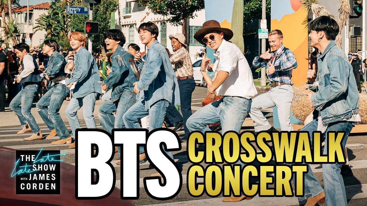 BTS x James Corden (LateLate Show) - Crosswalk