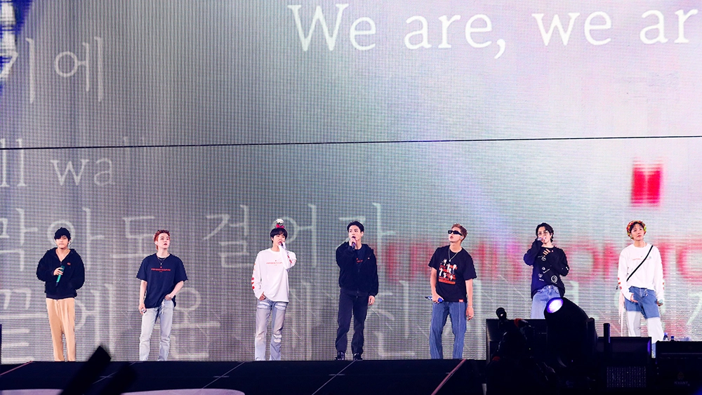 BTS Permission to Dance on Stage Tour photos