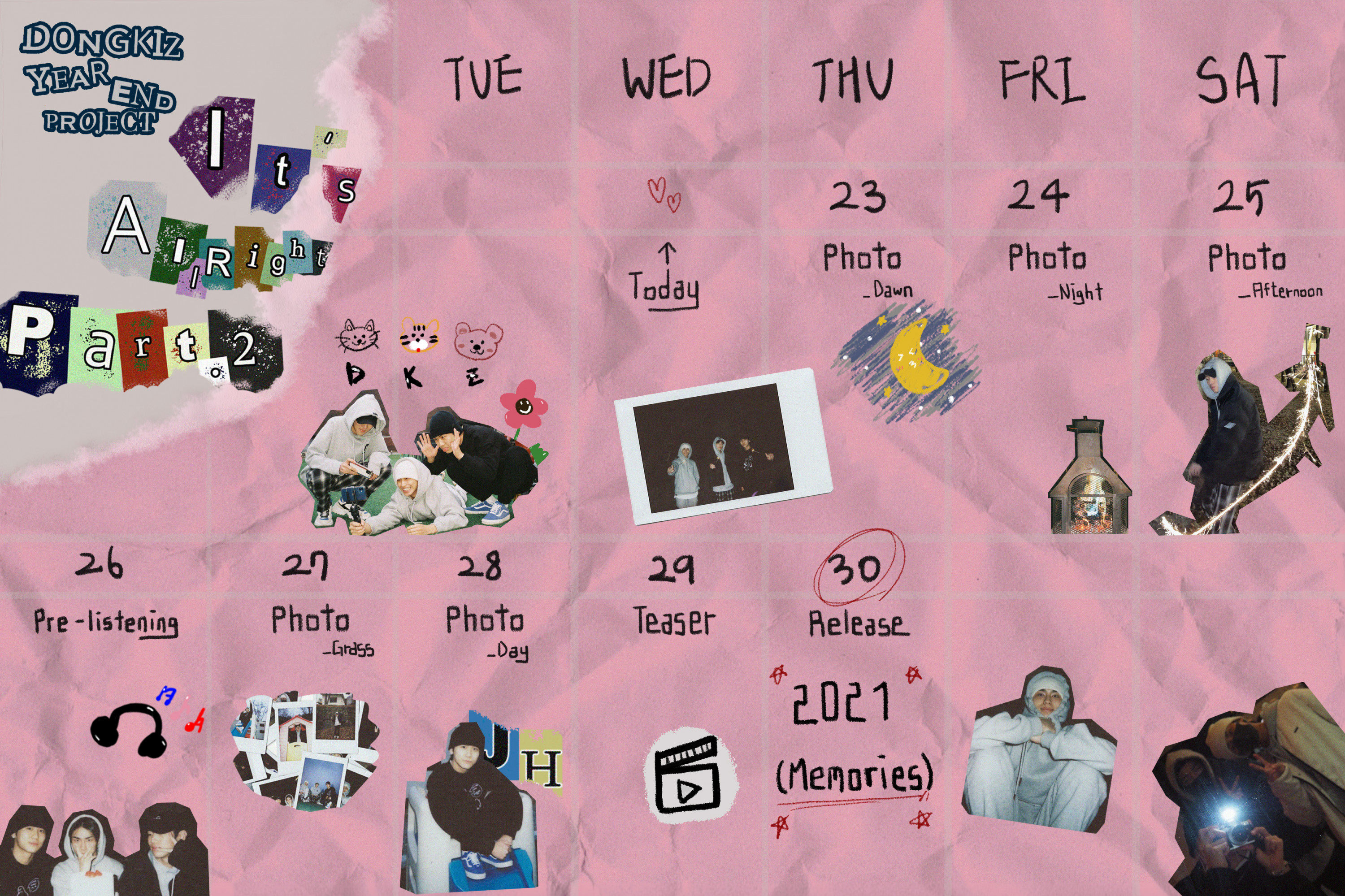 DONGKIZ 'It's All right Part.2' schedule