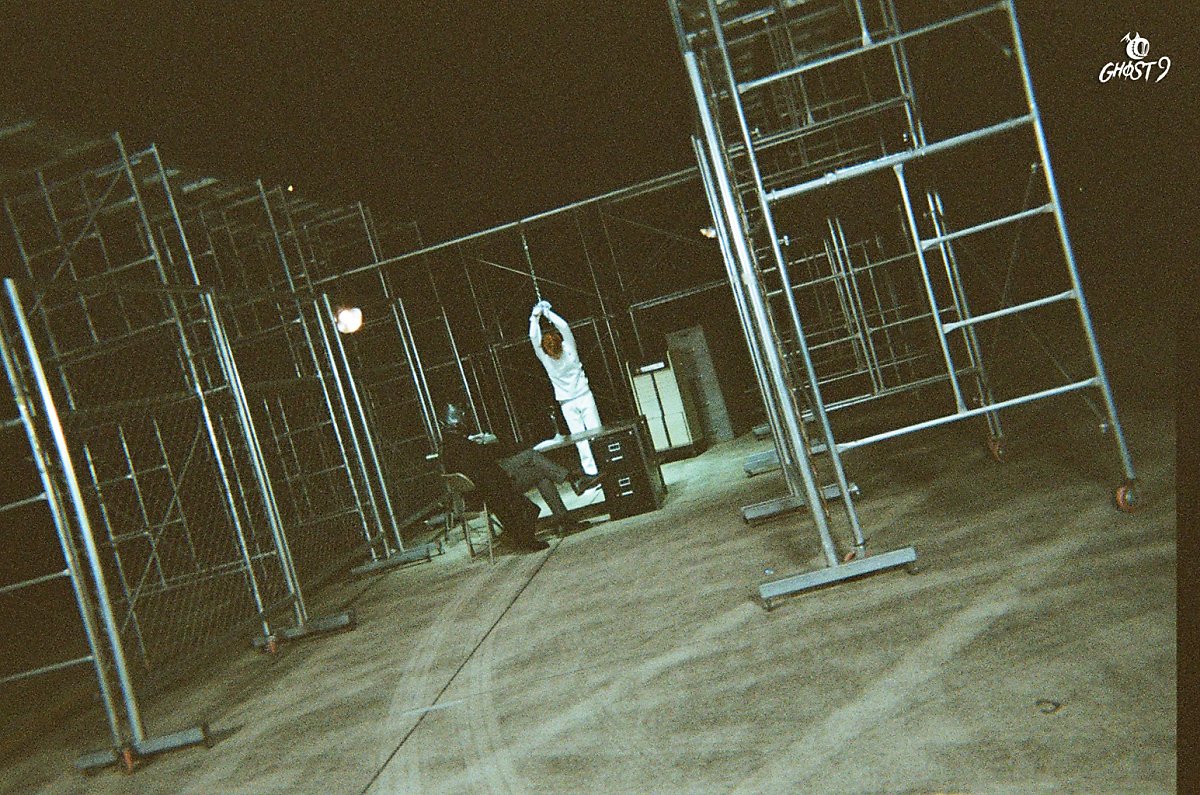 GHOST9 'NOW : Who are we facing?' behind photos