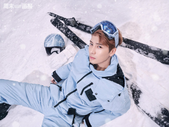 Jackson Wang x Fendi winter sports capsule x Modern Weekly cover