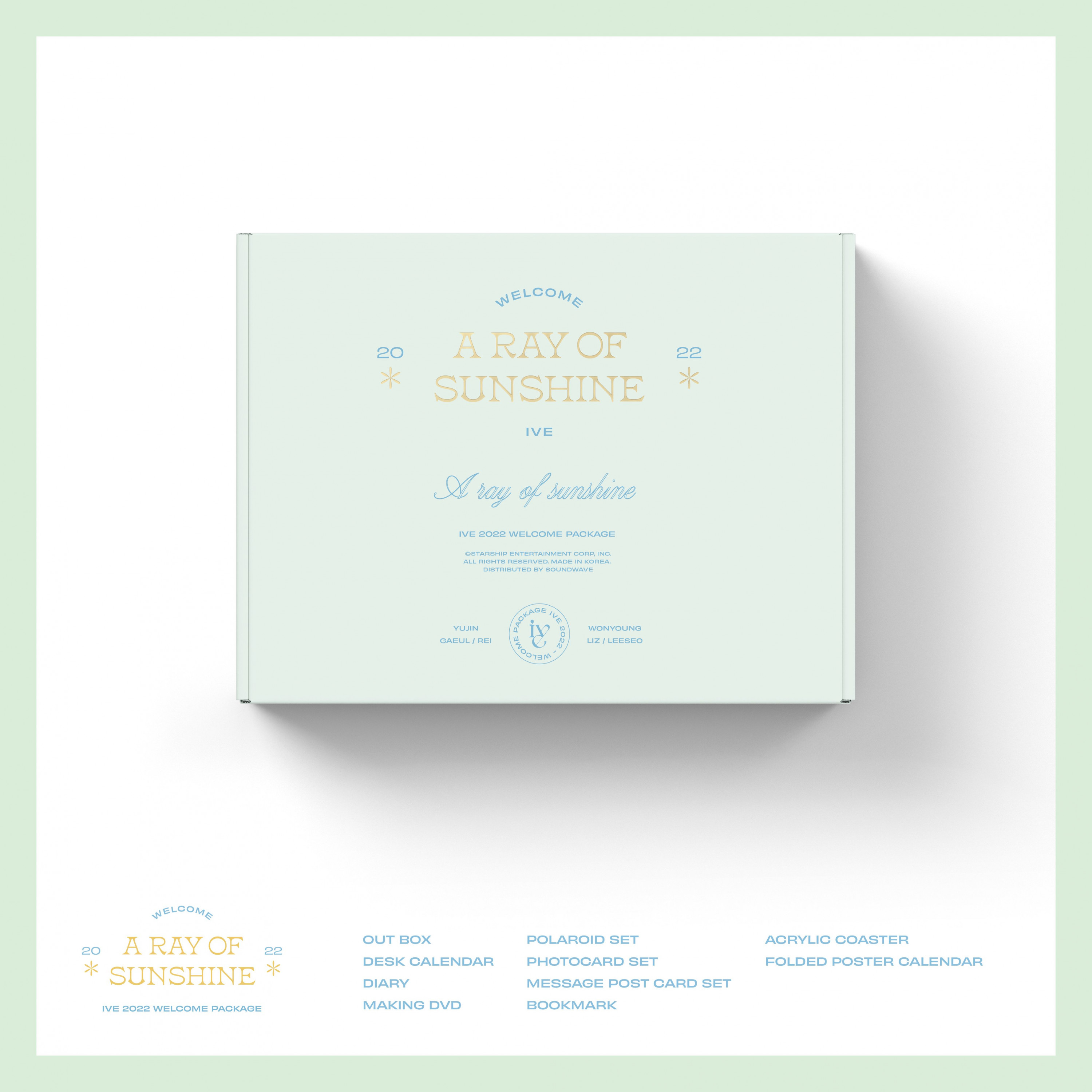 IVE 2022 WELCOME PACKAGE A RAY OF SUNSHINE