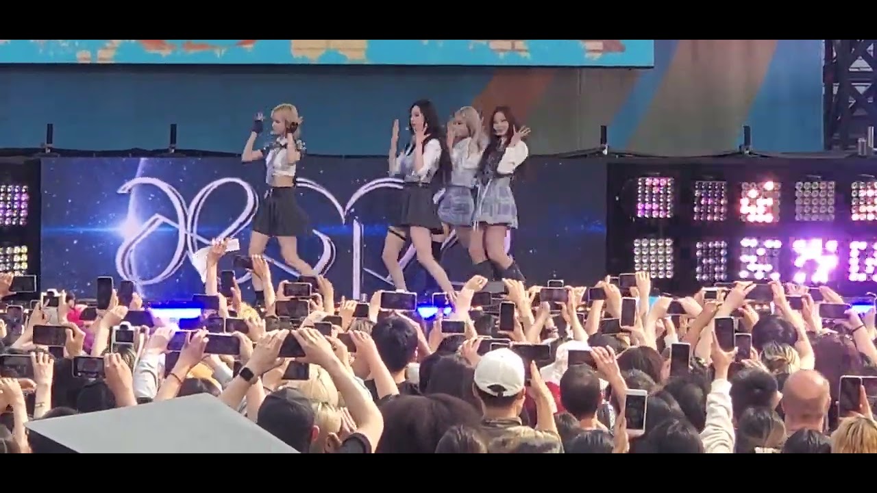 aespa live "NEXT LEVEL" @ CENTRAL PARK (gma) New York city 7/8/2022.