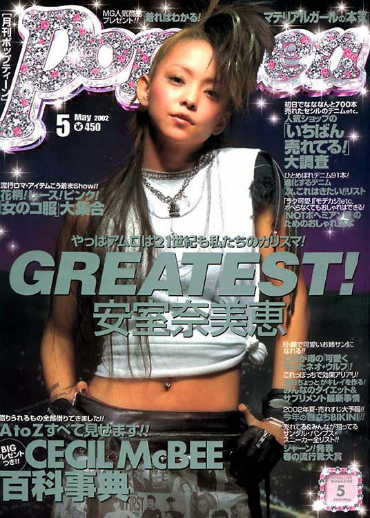 Namie Amuro - Popteen Cover May 2002