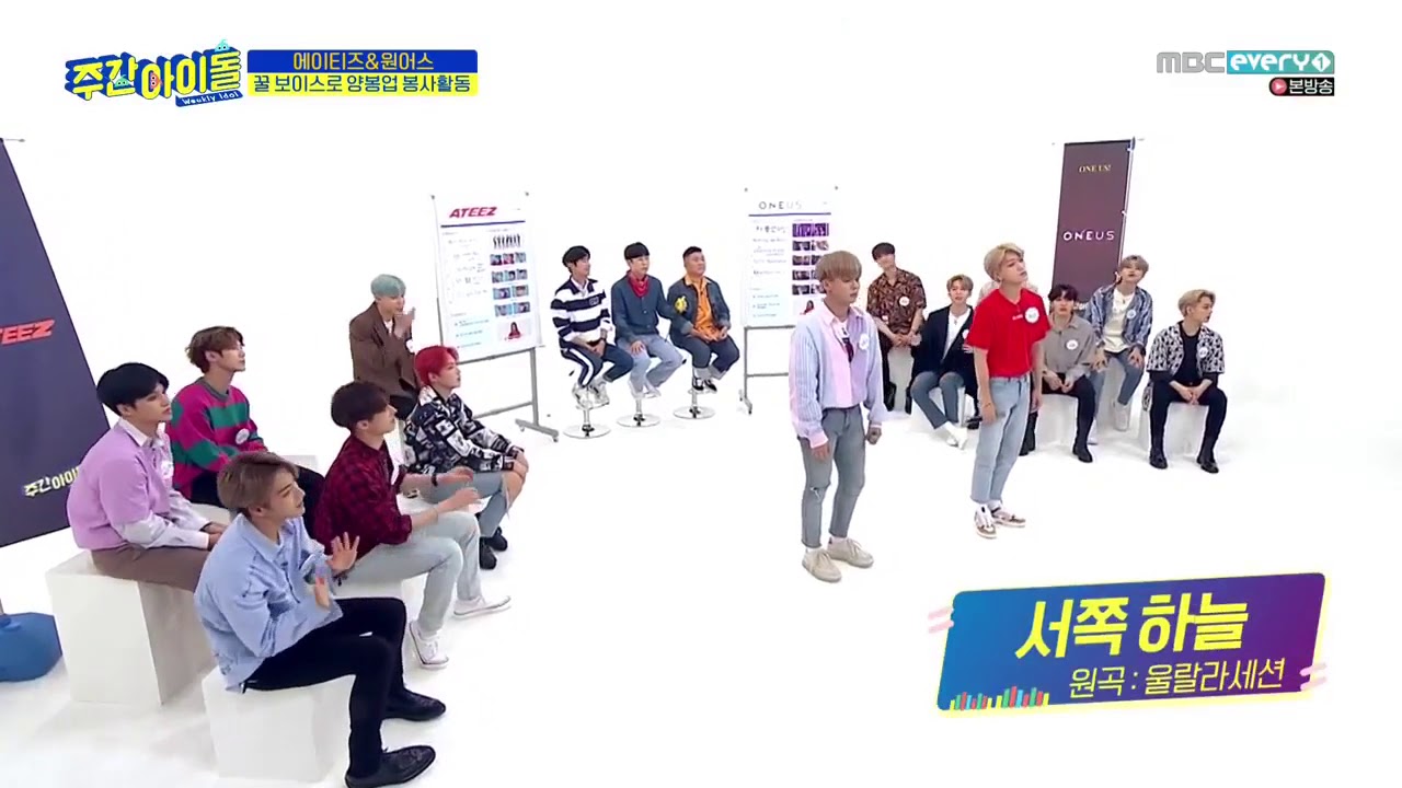 Western Sky - ulala session cover by Jongho and San (Ateez)