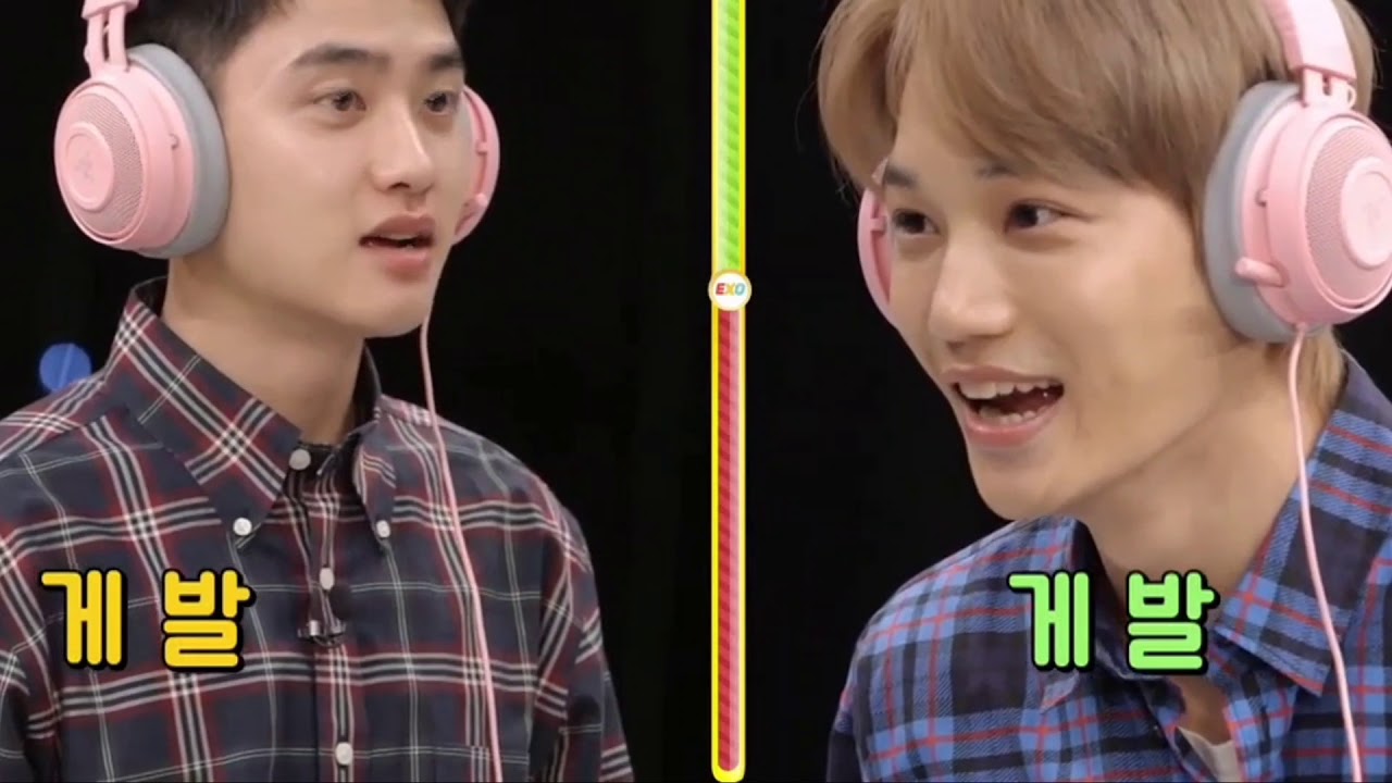 엑소 Exo Arcade - Whisper Challenge (eng sub)