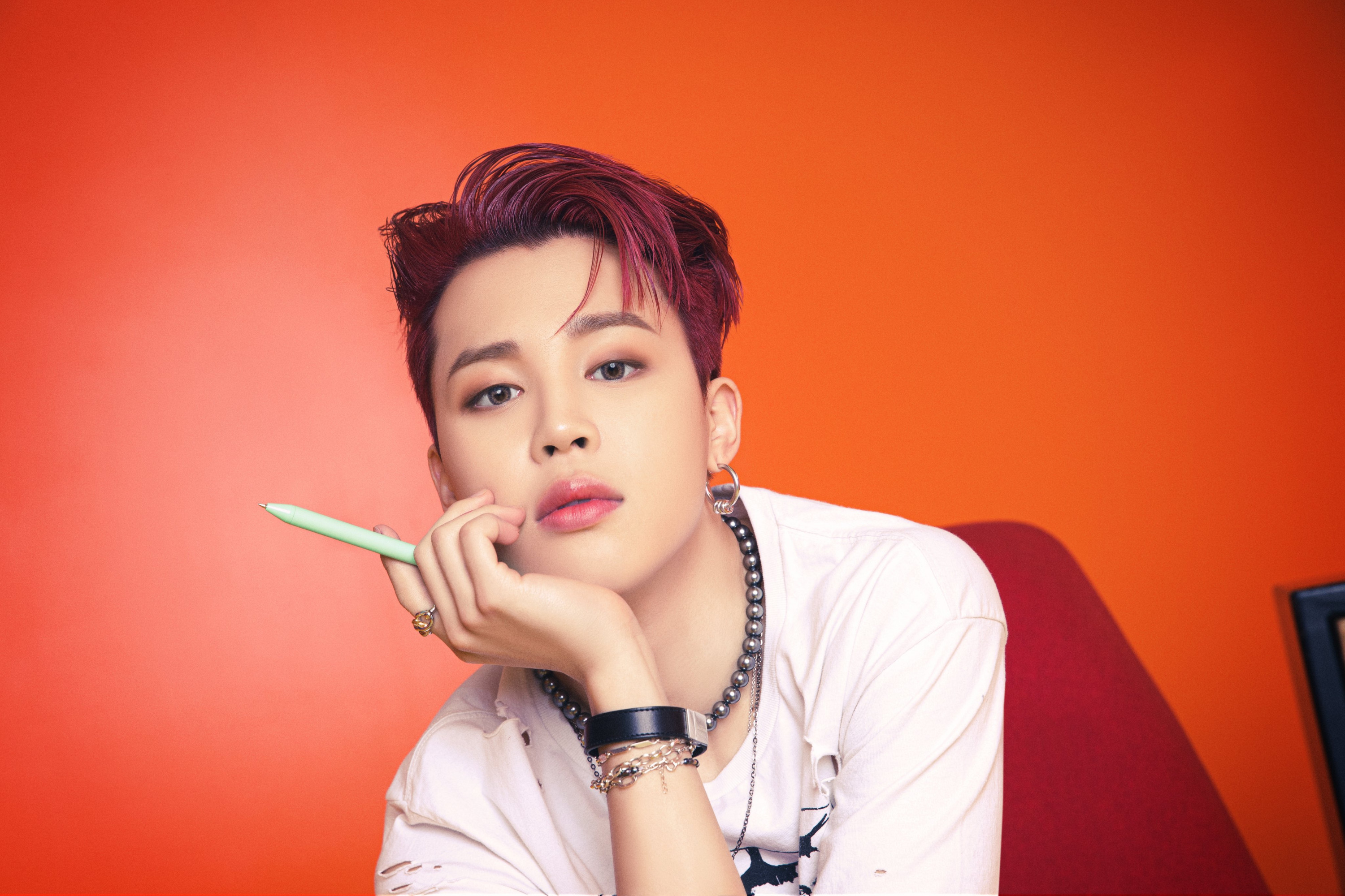 BTS's Jimin Shows Off His Blue Hair in New Concept Photos for "Butter" - wide 3