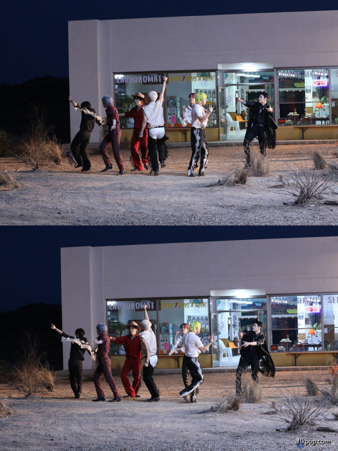 BTS Permission to Dance MV Photo Sketch