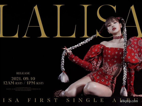 BLACKPINK's Lisa teaser poster for solo debut single 'LALISA'