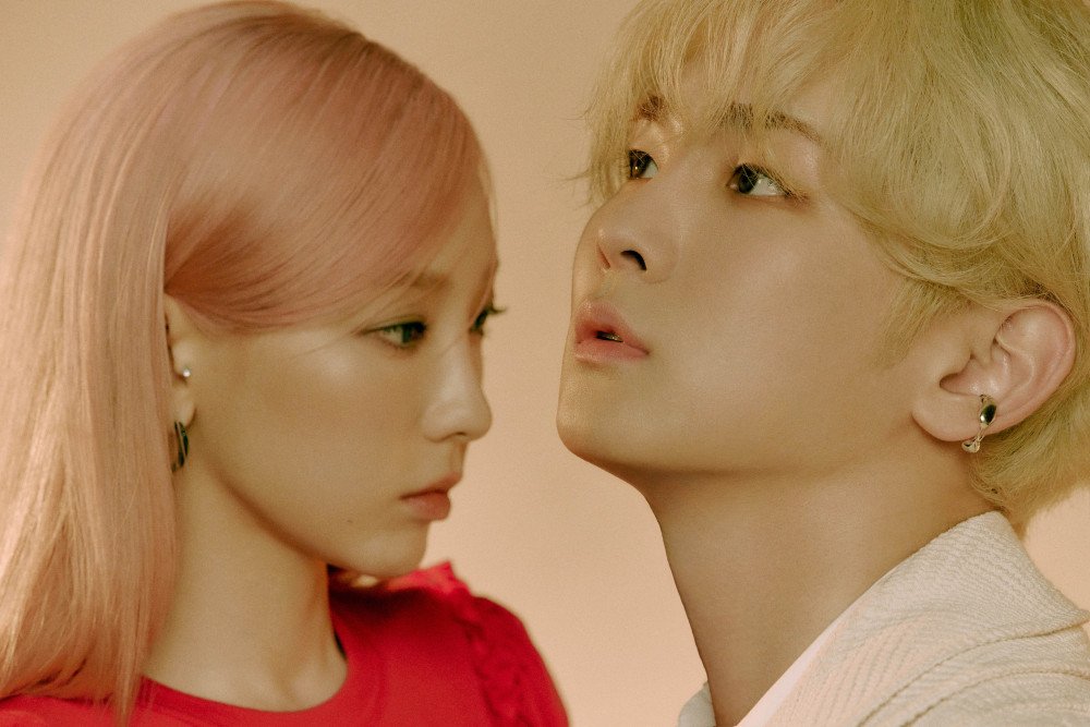 Key's teasers with Taeyeon for his pre-release single 'Hate That...'
