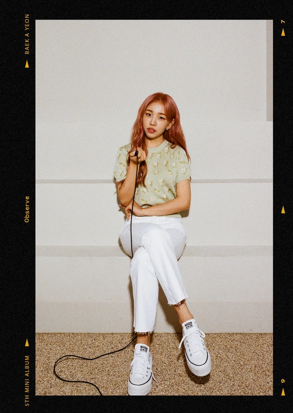 Baek Ah Yeon casual teaser photos for her 5th mini-album 'Observe'