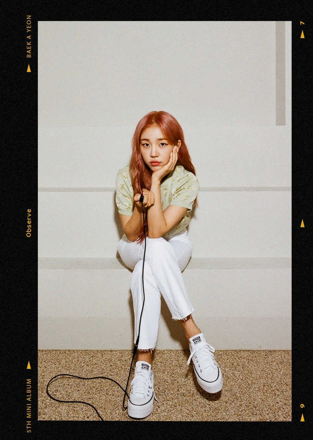 Baek Ah Yeon casual teaser photos for her 5th mini-album 'Observe'