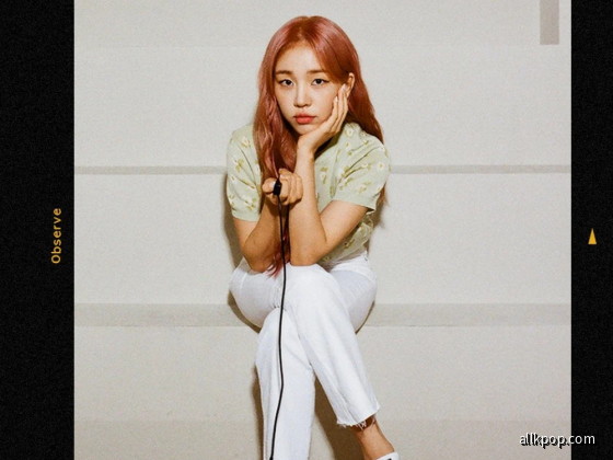 Baek Ah Yeon casual teaser photos for her 5th mini-album 'Observe'