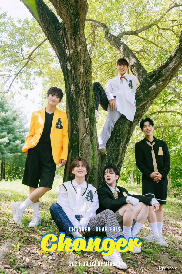 A.C.E group concept photos for upcoming repackage album 'Changer : Eris'