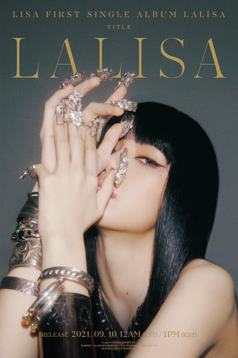 BLACKPINK's Lisa title poster for first single album 'LALISA'