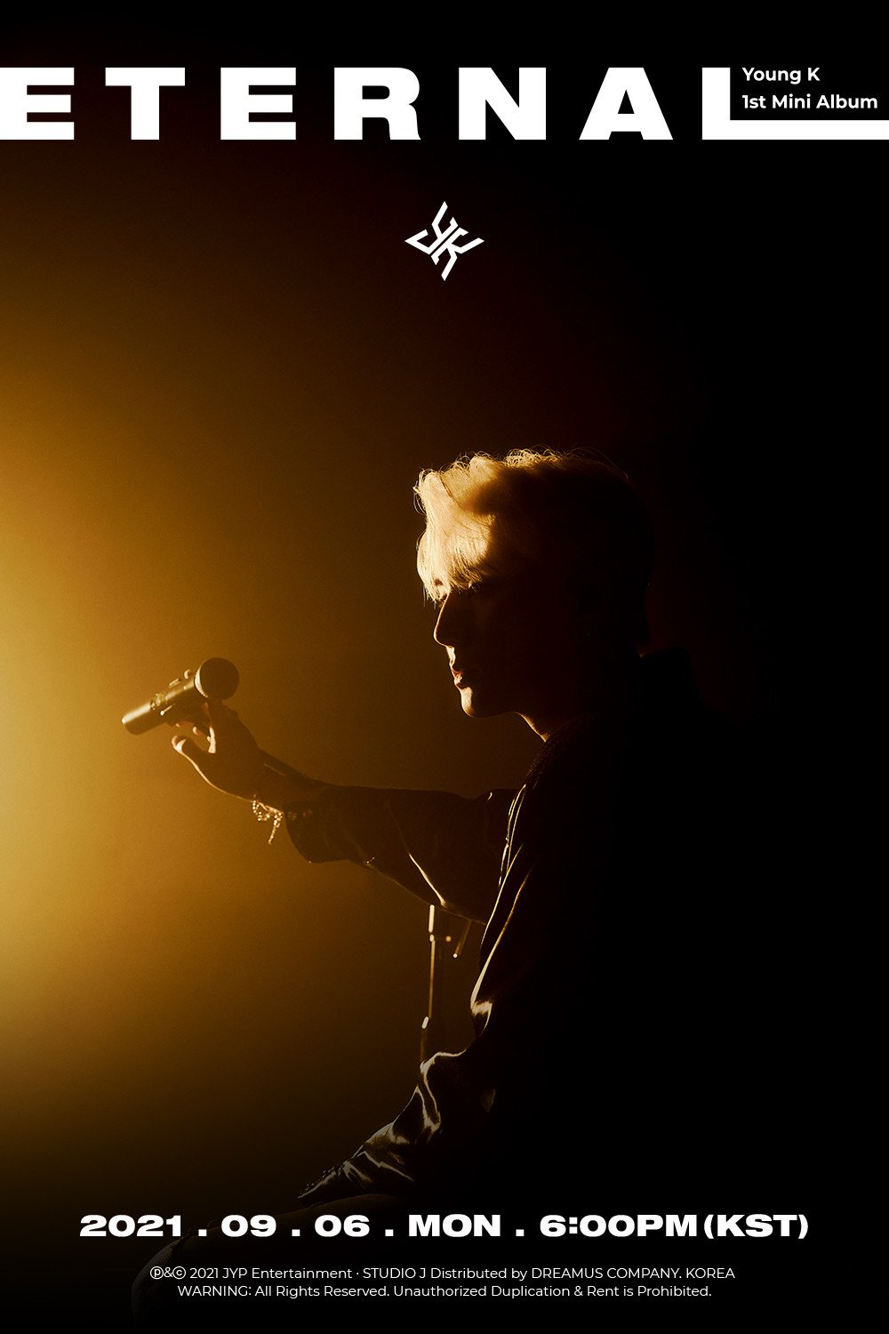 DAY6's Young K concept images for 'Eternal'