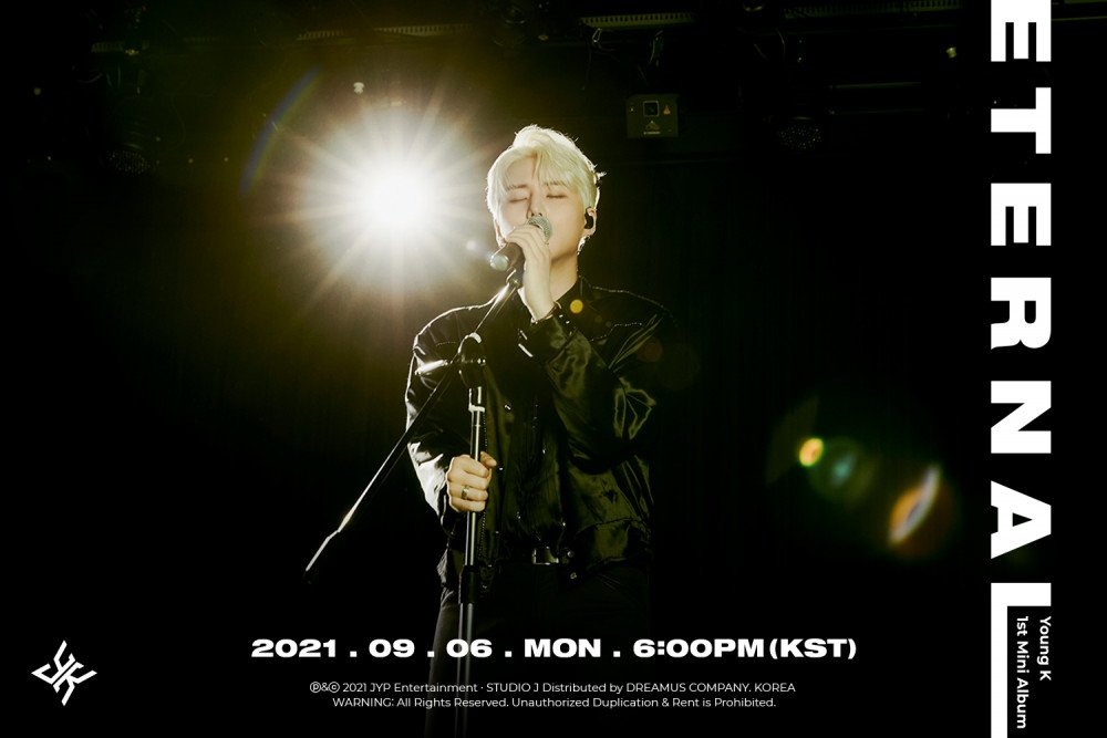 DAY6's Young K concept images for 'Eternal'