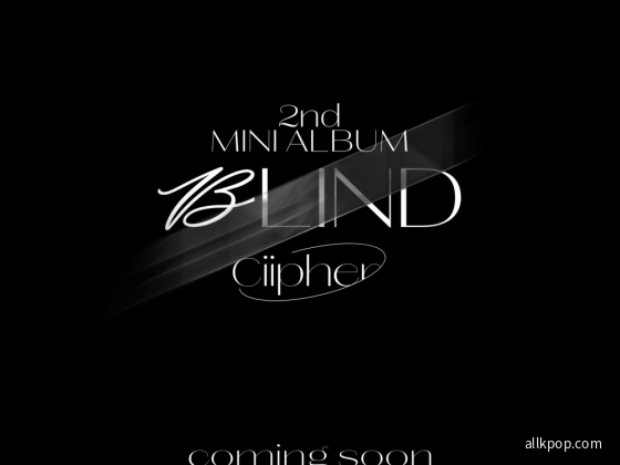 RAIN Company's boy group Ciipher announces their return with upcoming September mini-album ‘BLIND’