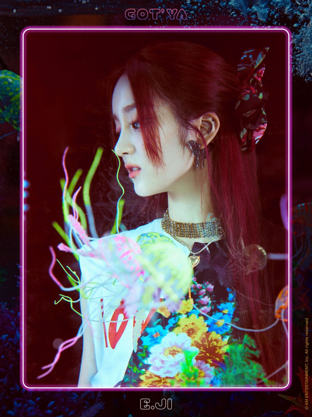 ICHILLIN' teaser photos of Chaerin, E.Ji, & Yeju for GOT'YA