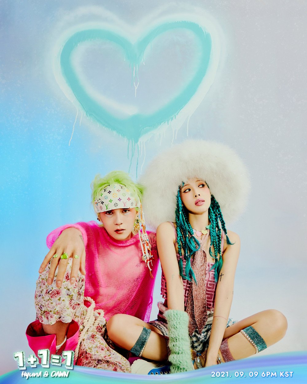 HyunA & Dawn '1+1=1' teaser images