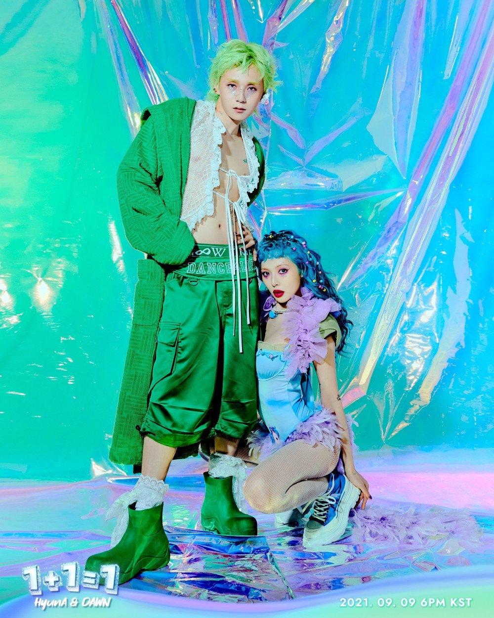HyunA & Dawn '1+1=1' teaser images