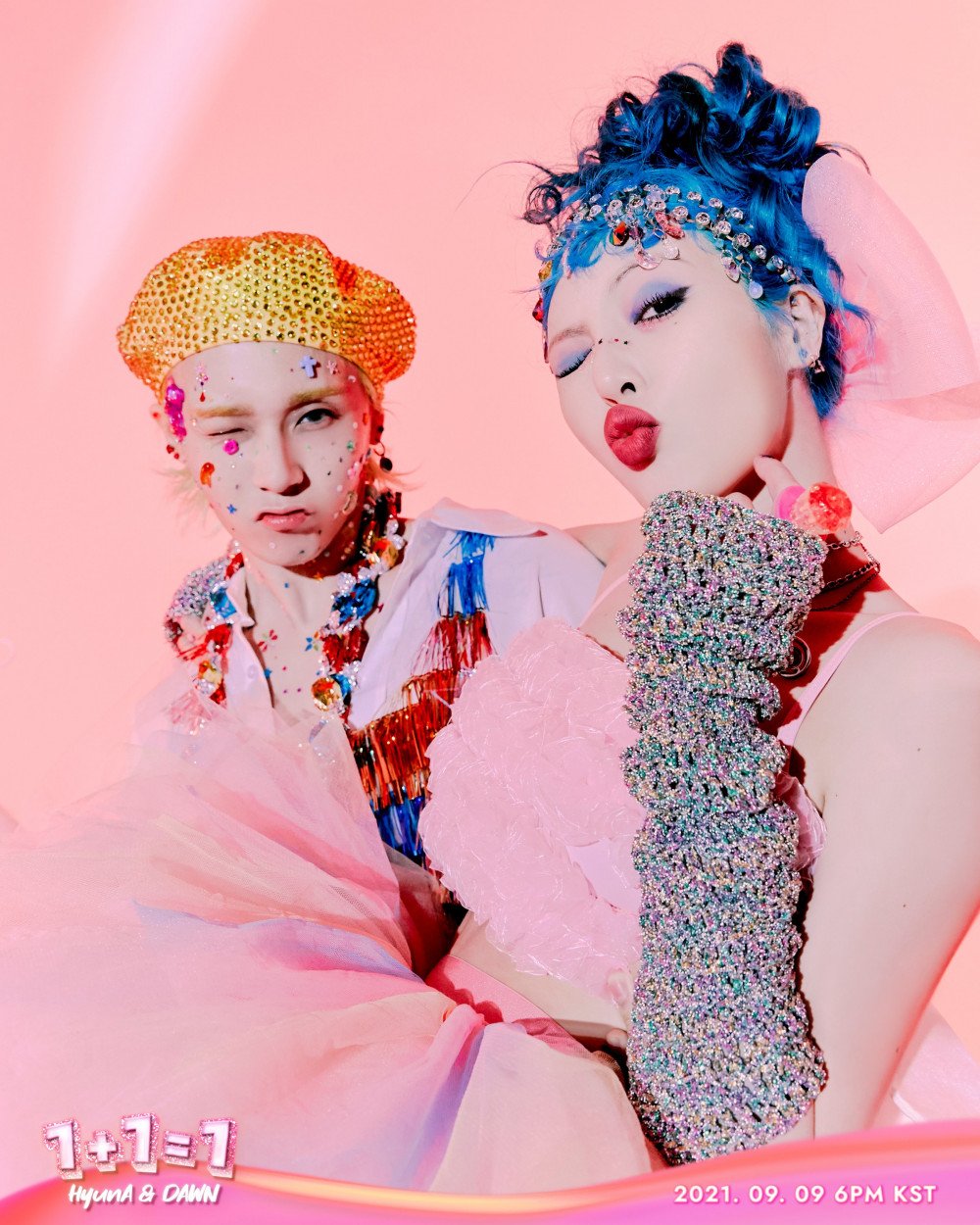 HyunA & Dawn '1+1=1' teaser images