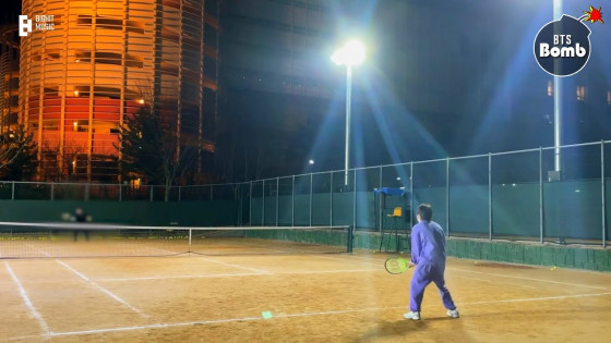 [BANGTAN BOMB] BTS Jin's Tennis Practice
