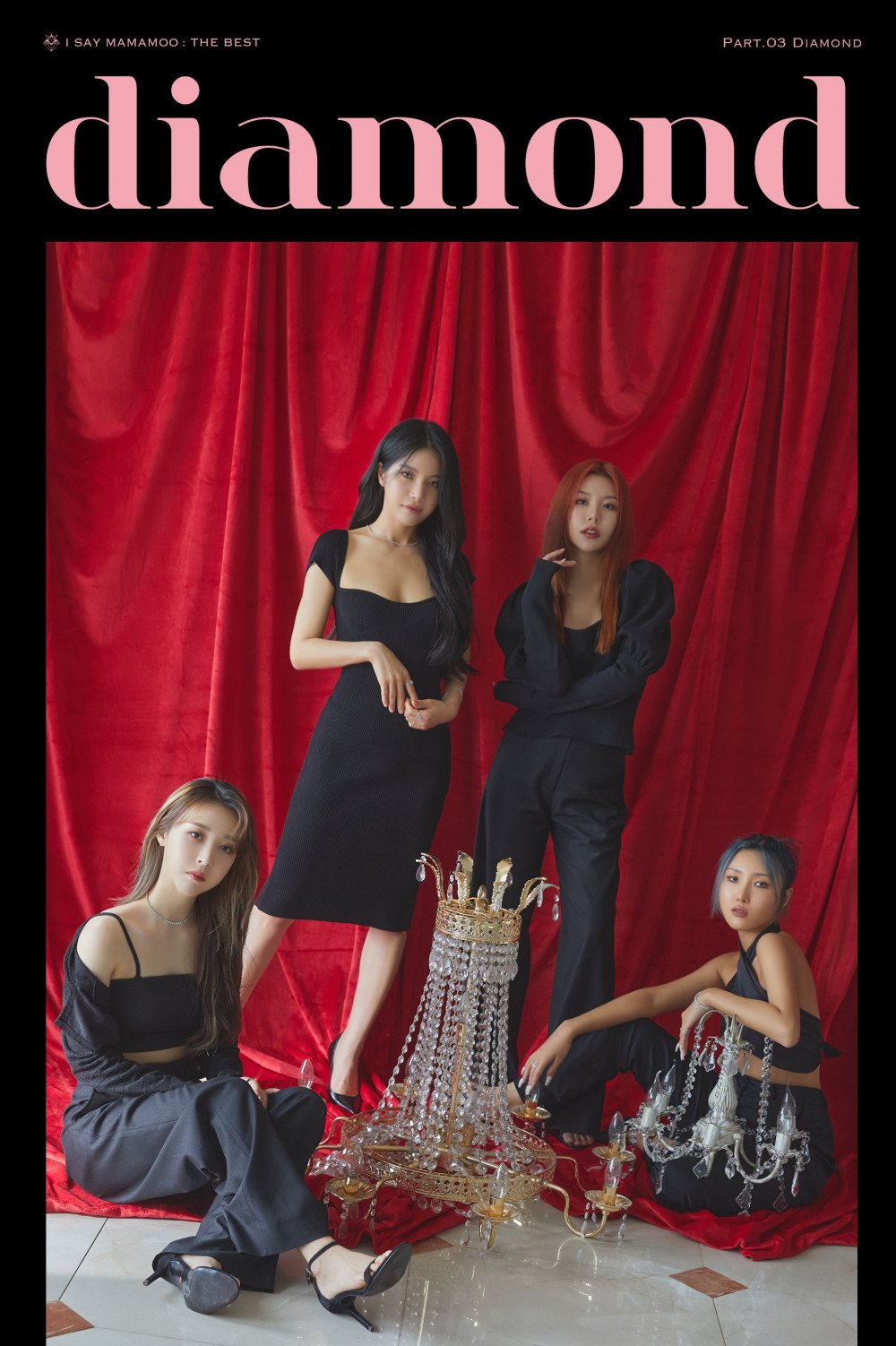 MAMAMOO's concept images for 'I SAY MAMAMOO: THE BEST'