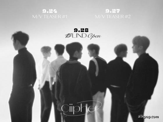 Rookie boy group Ciipher's teaser schedule for comeback mini album 'Blind'