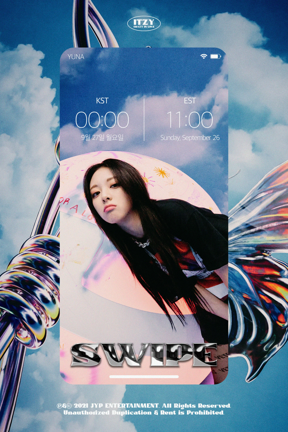 ITZY - teaser photos for 'Crazy In Love'