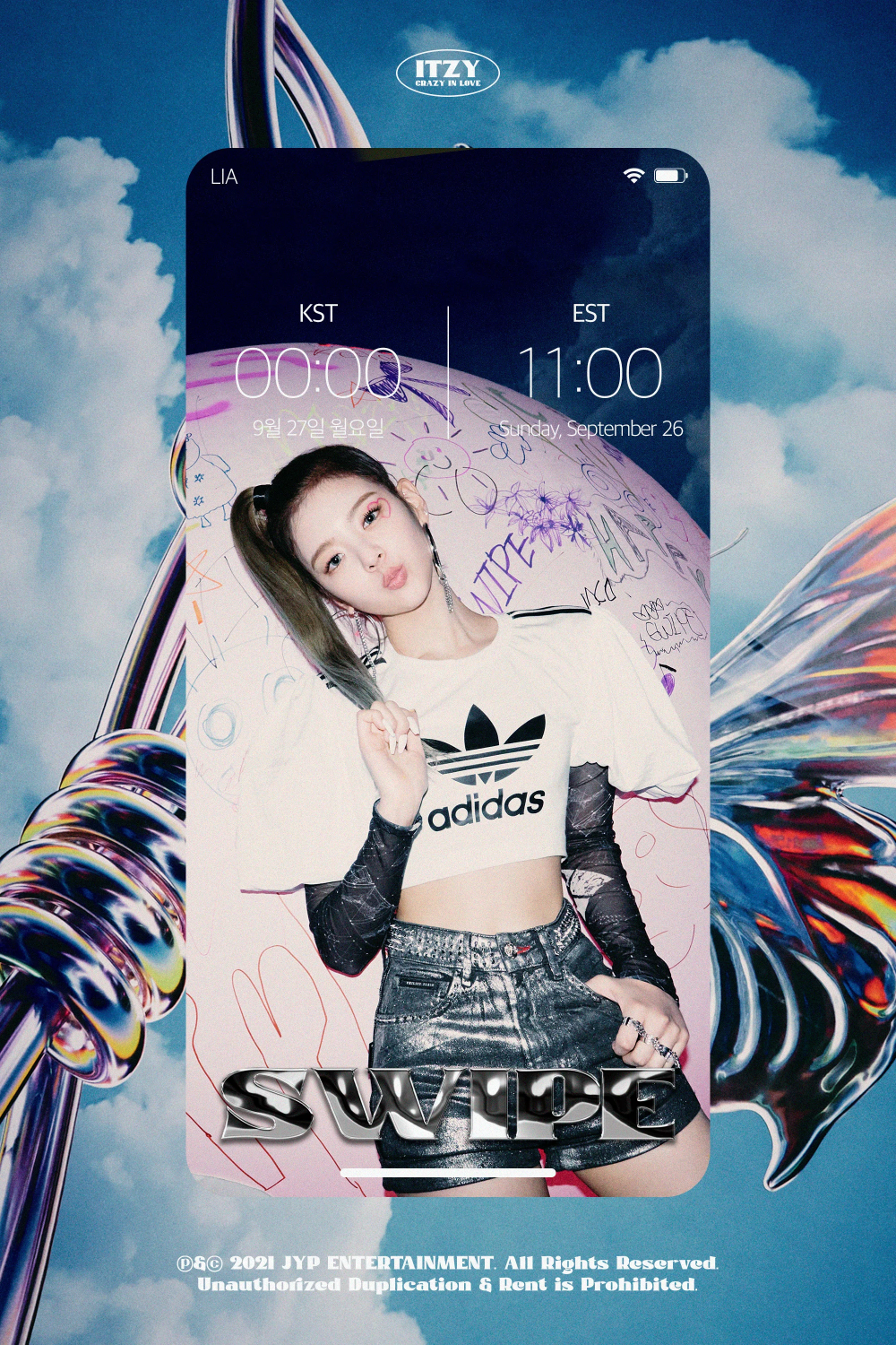 ITZY - teaser photos for 'Crazy In Love'