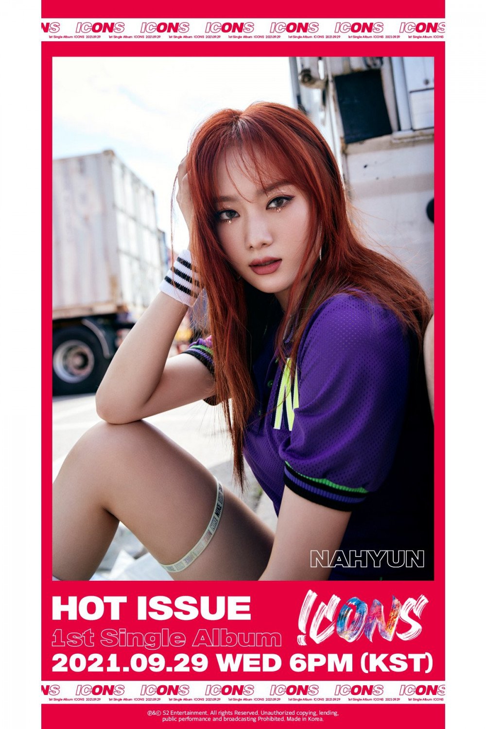 HOT ISSUE - teasers of Nahyun for ‘ICONS’