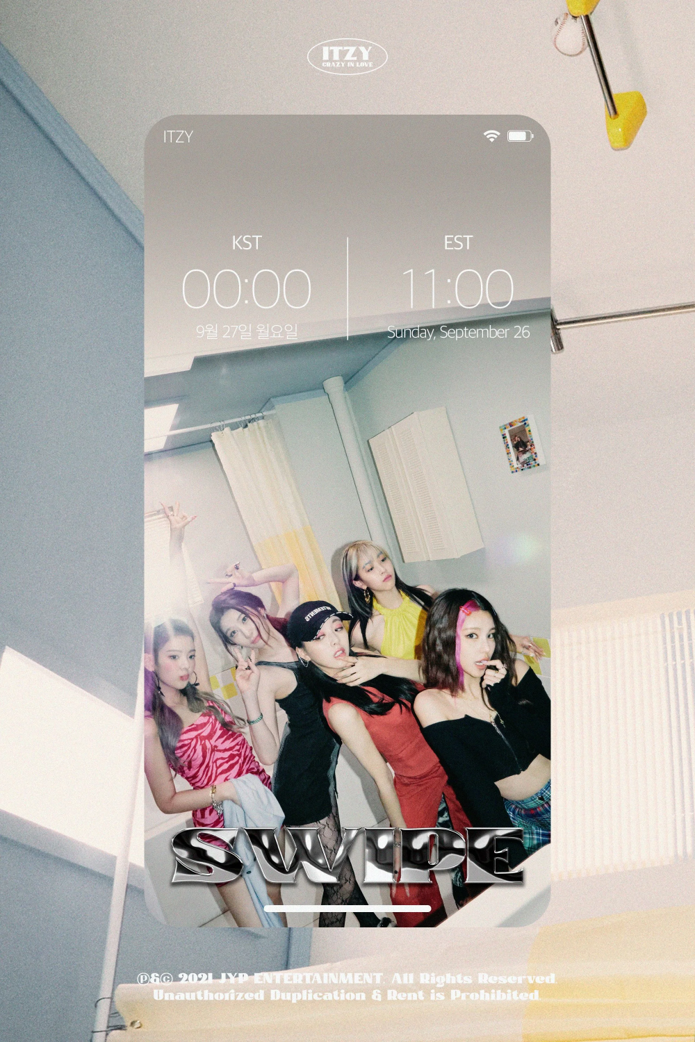 ITZY - teaser photos for 'CRAZY IN LOVE'