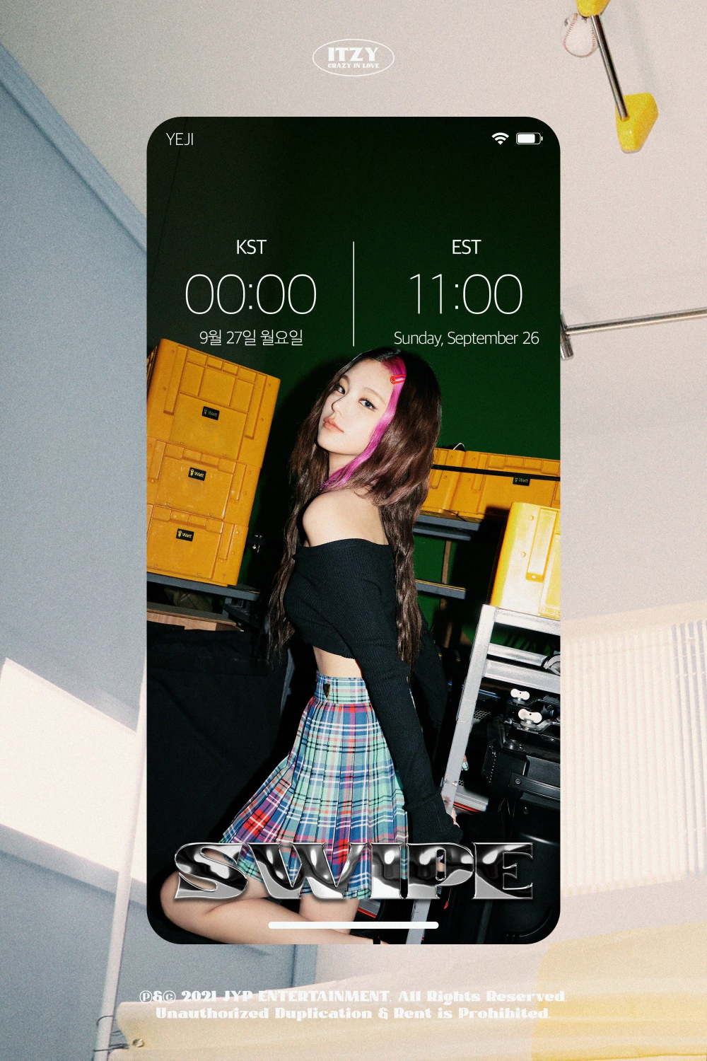 ITZY - teaser photos for 'CRAZY IN LOVE'