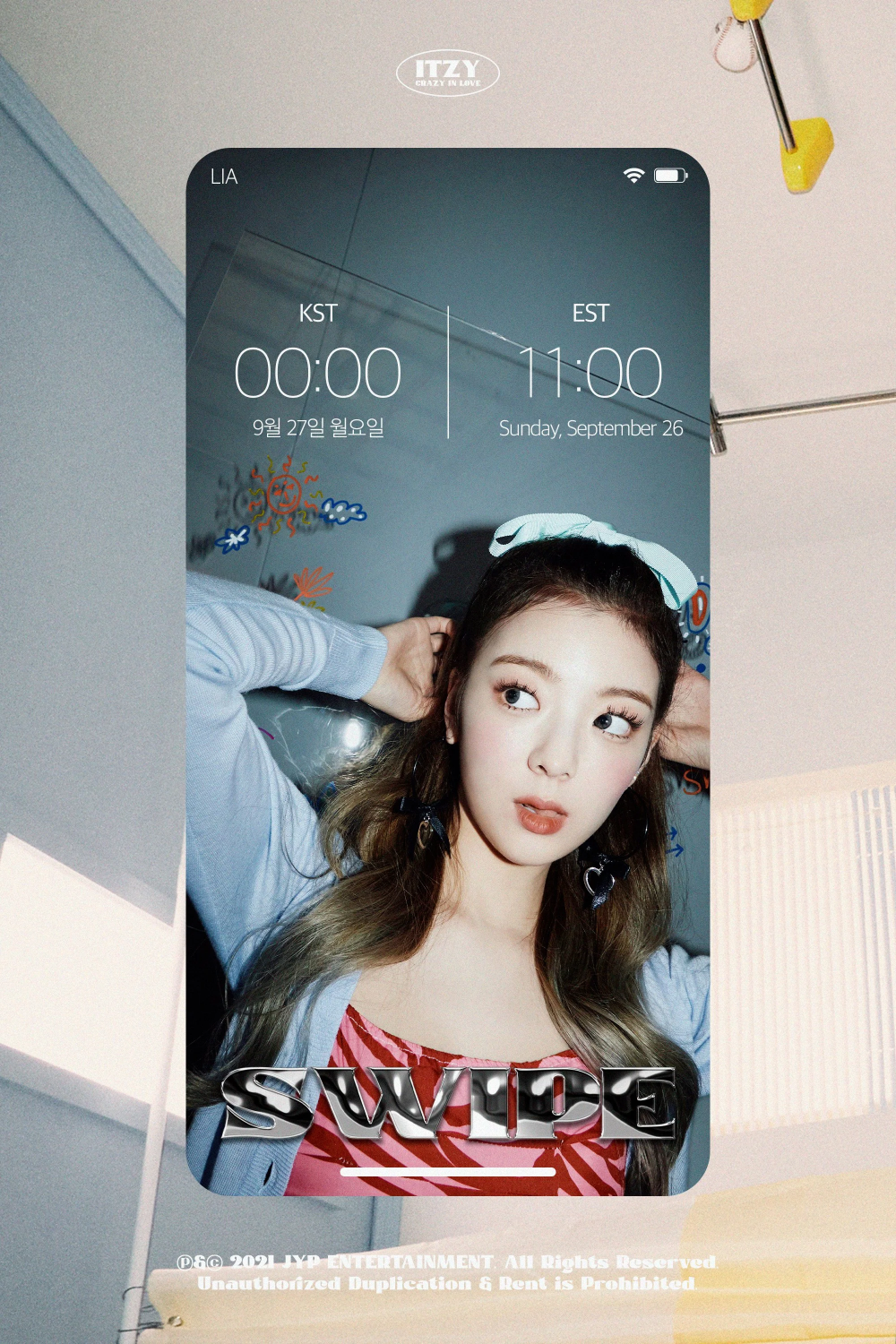 ITZY - teaser photos for 'CRAZY IN LOVE'