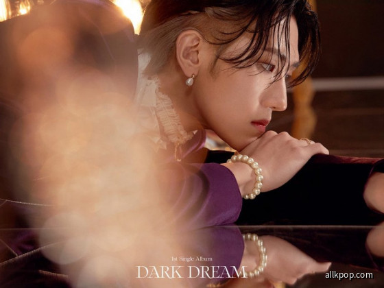 E'LAST's Rano, Wonhyuk, Baekgyeul, and Yejun - 'Dark Dream' concept images