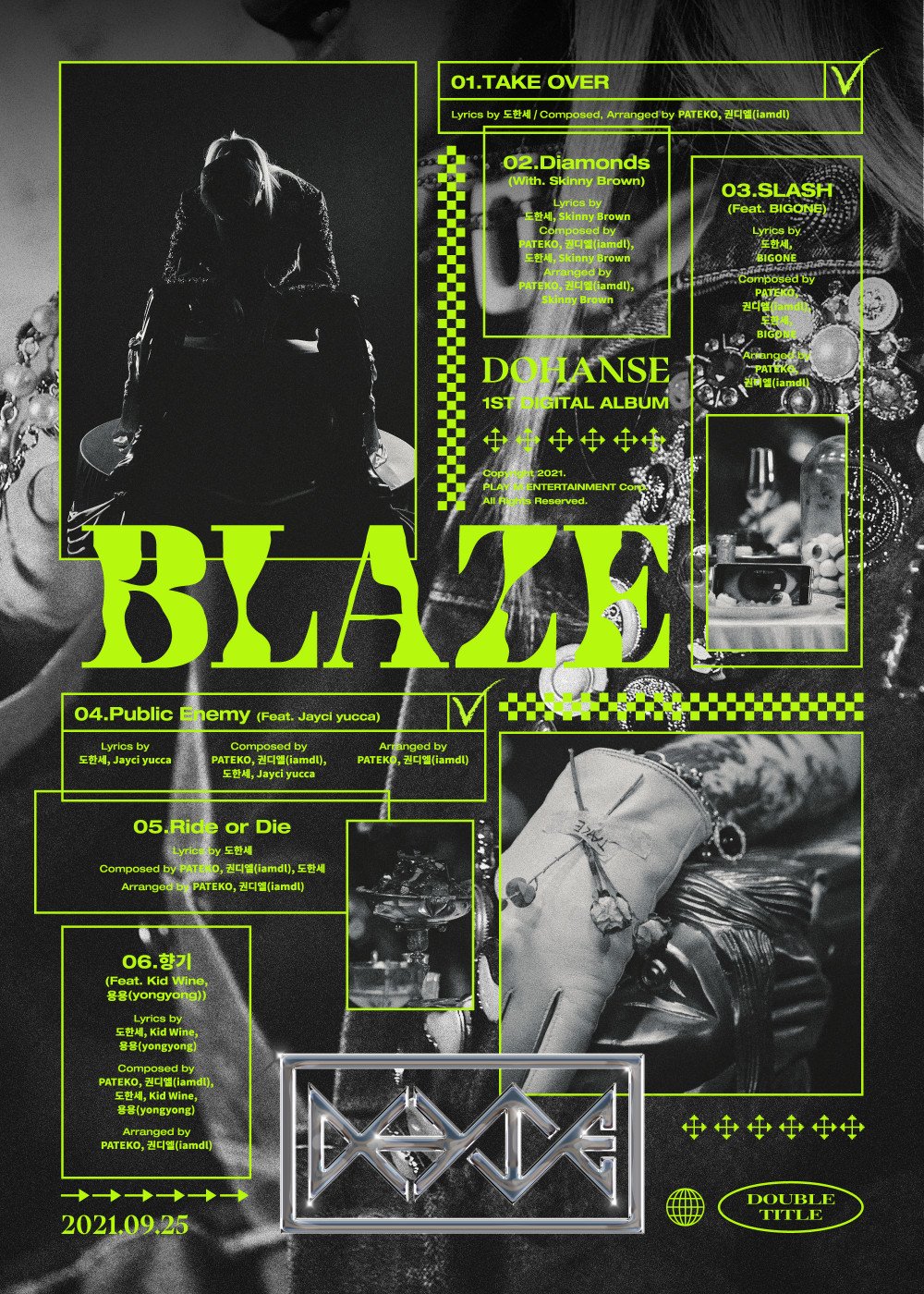 VICTON's Hanse - official tracklist for 1st solo album 'BLAZE'