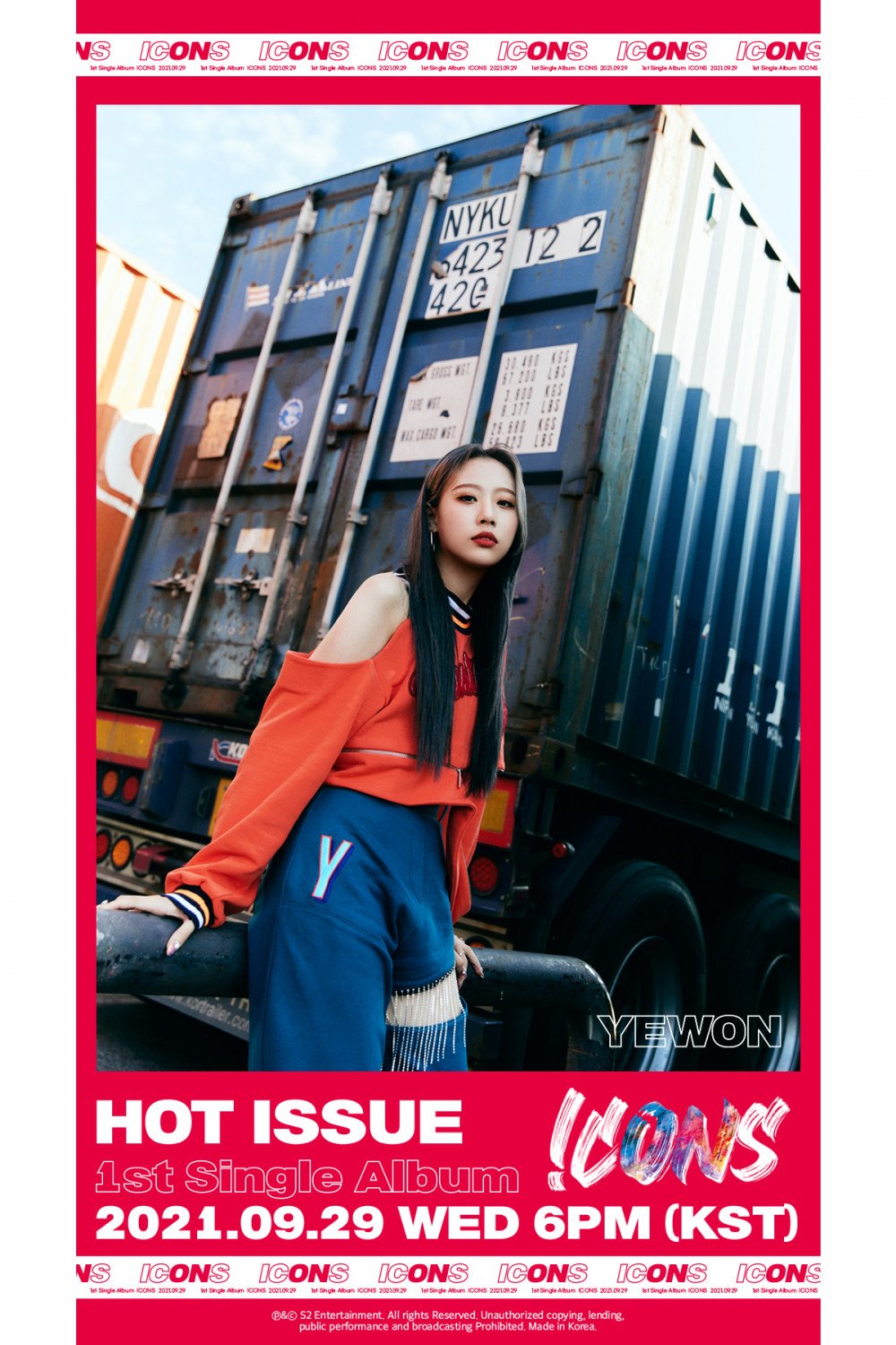 HOT ISSUE - teasers of Yewon for ‘ICONS’