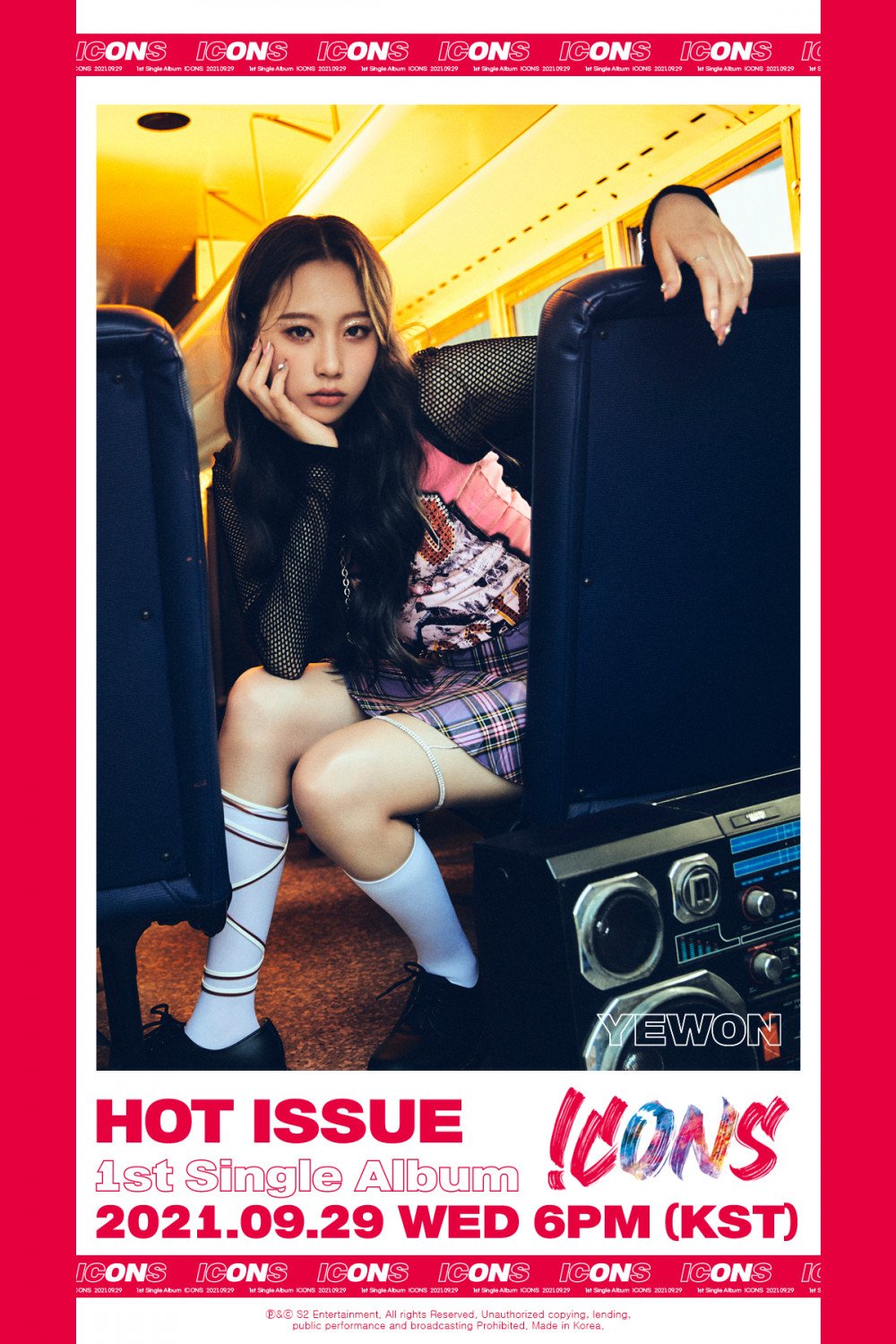 HOT ISSUE - teasers of Yewon for ‘ICONS’
