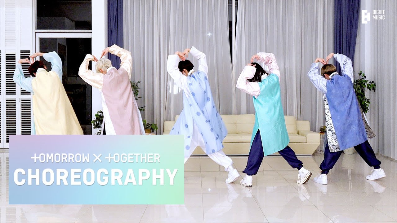 TXT - ‘Chuseok’ dance practice video of “MOA Diary (Dubaddu Wari Wari)”