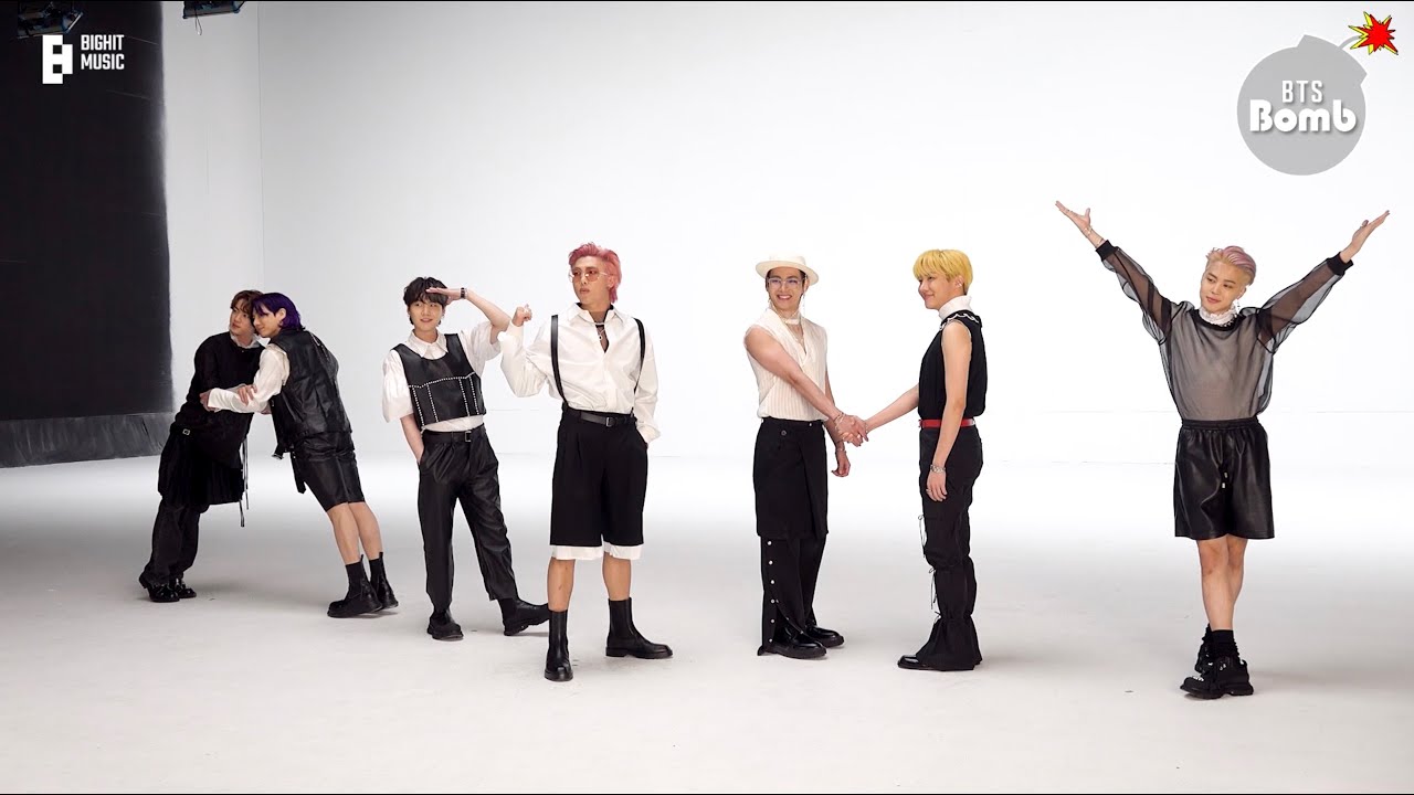 BTS's "Butter" music video - Behind the scenes of the iconic “ARMY” pose