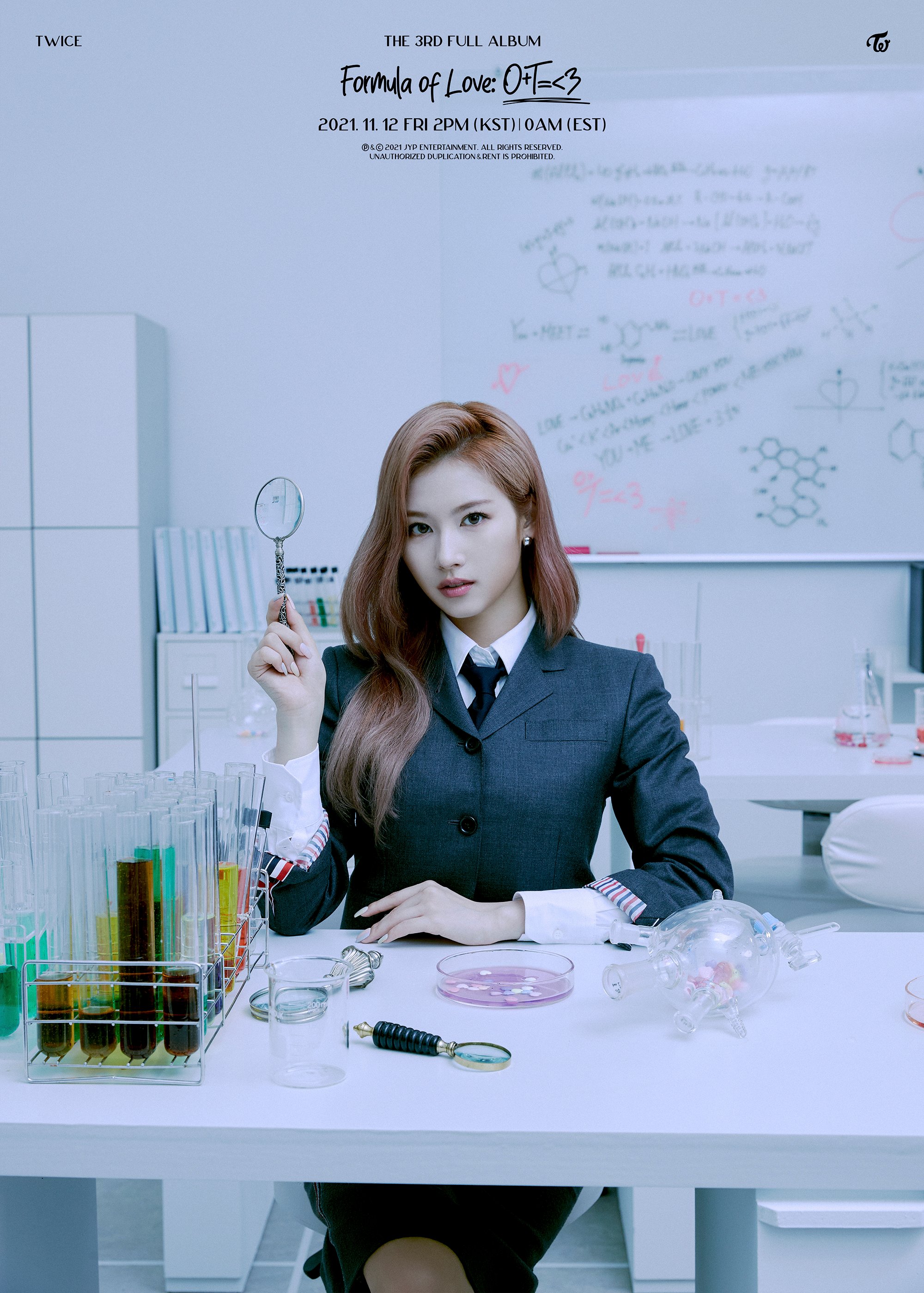 TWICE Sana 'Formula of Love: O+T=<3' SCIENTIST individual photo