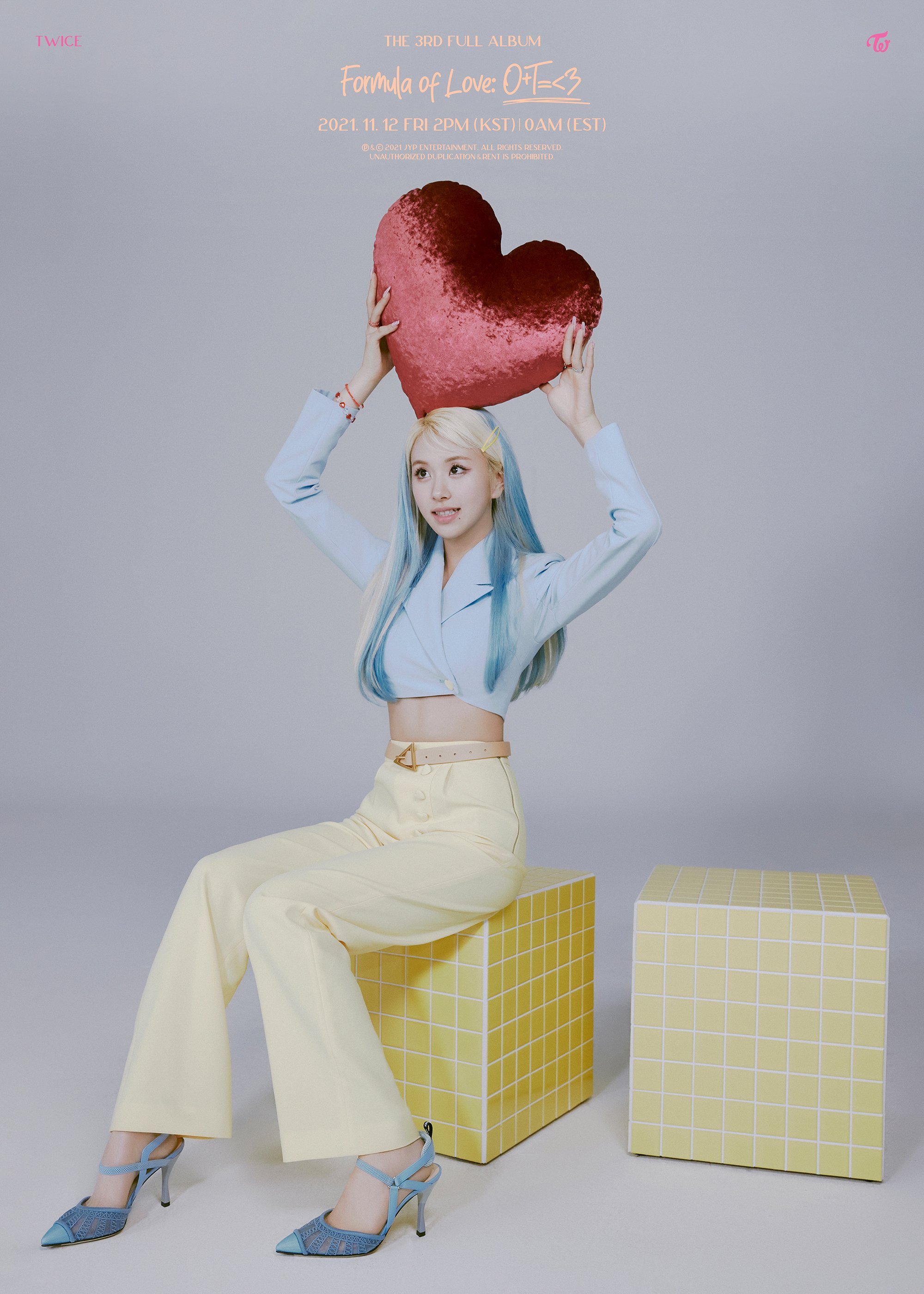 TWICE Chaeyoung 'Formula of Love: O+T=<3' FULL OV LOVE VER. individual photo