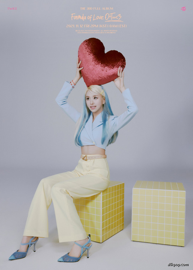 TWICE Chaeyoung 'Formula of Love: O+T=<3' FULL OV LOVE VER. individual photo