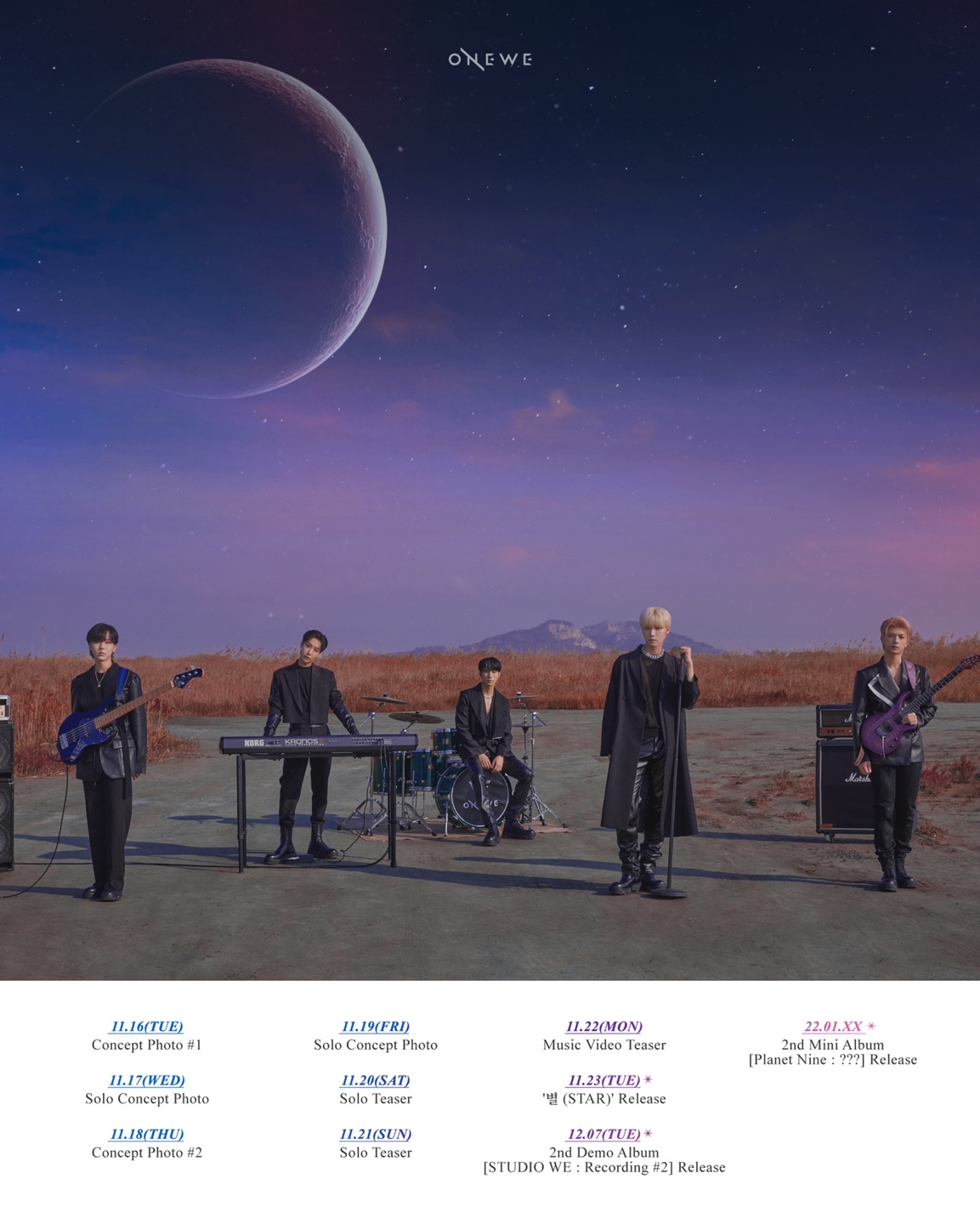 ONEWE 'STAR' Schedule Plan