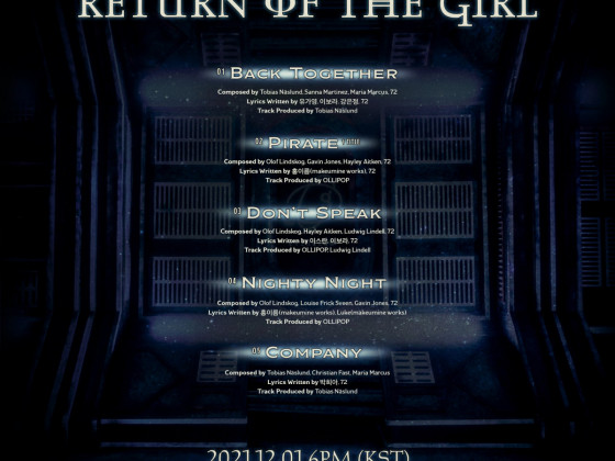 EVERGLOW 'Return of The Girl' Track List