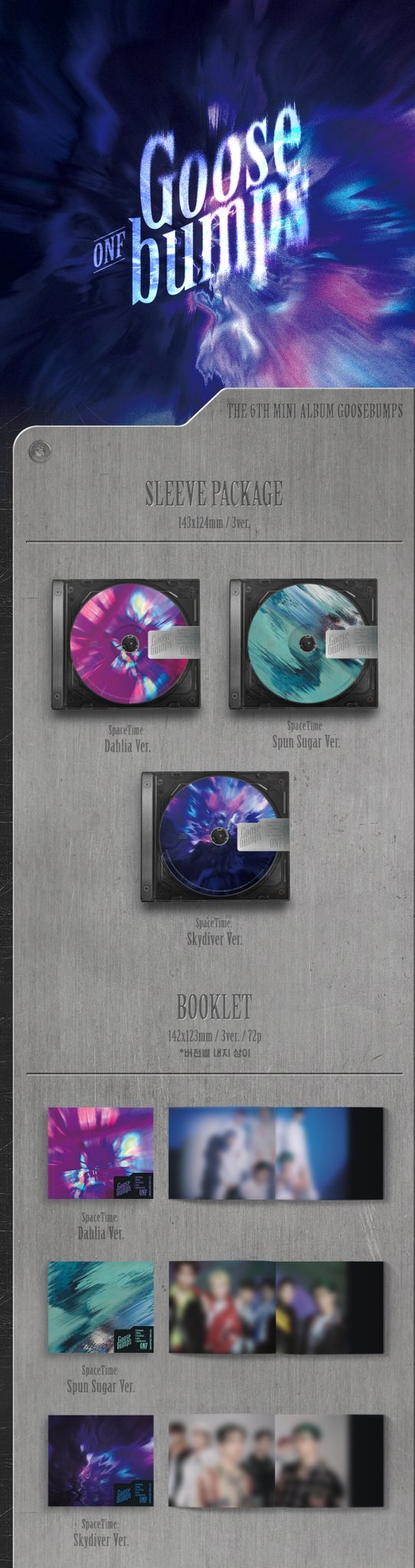 ONF 'Goosebumps' album details